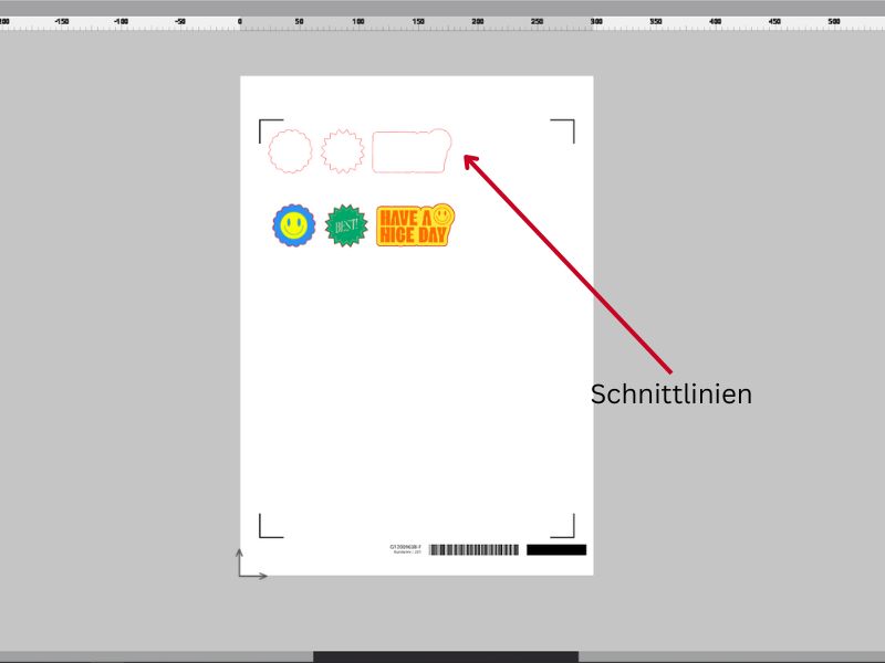 8 Schnittdaten prüfen