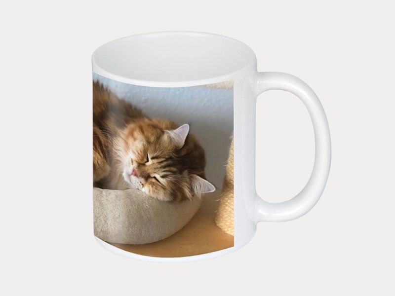 Sublimierte Tasse mit Katzenbild