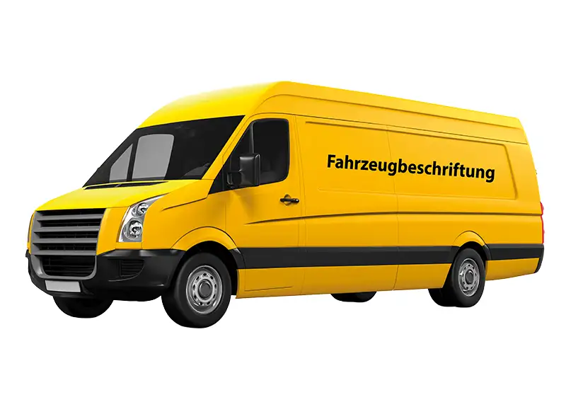 Statten Sie Ihre Fahrzeugflotte mit eigenen Beschriftungen aus oder bieten Sie Ihren Kunden individuelle Fahrzeugbeschriftungen an.