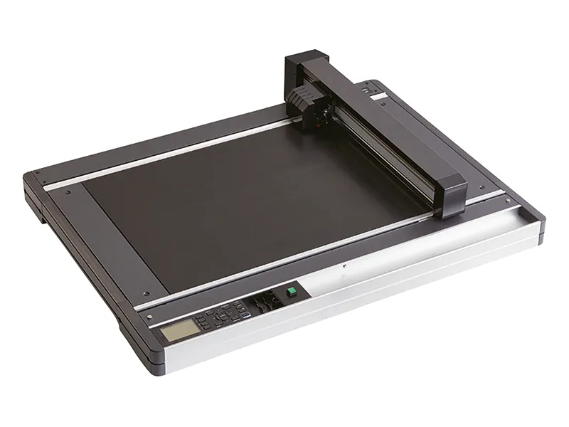 Der FCX4000 kommt mit allen Vorteilen eines Flachbettschneideplotters und hat einen Schneidebereich von 660 x 488 mm