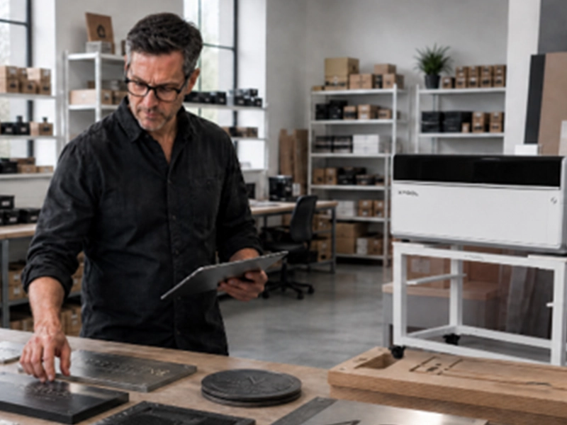 Der xTool X1 Laser ist ein idealer Helfer im Büro oder in Ihrem Geschäft.