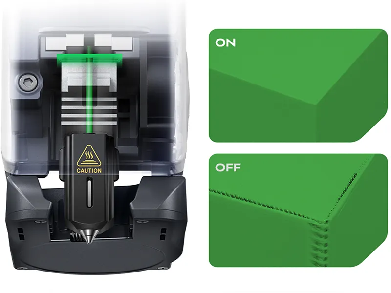 Dank der verbauten Vibrationskompensation im SPARKX i7 können Sie noch bessere Ergebnisse erzielen.