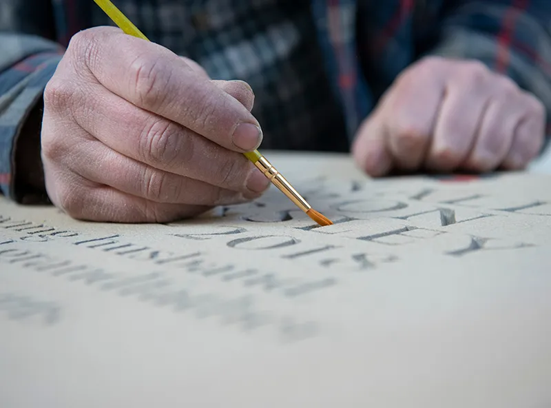 Plotter für Steinmetze und Bestatter