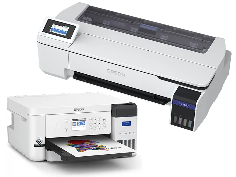 Die beiden Epson SureColor SCF100 & SCF500