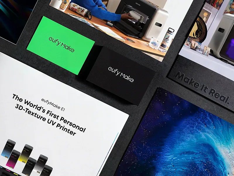 Veredeln Sie unterschiedliche Oberflächen mit dem eufyMake E1 UV Drucker