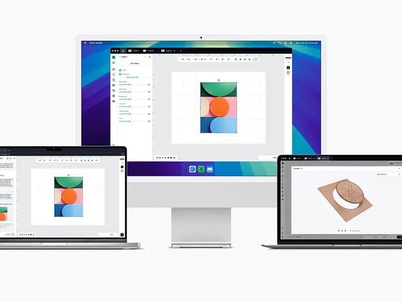 Erfahren Sie alles wissenswerte zur xTool Studio Software.